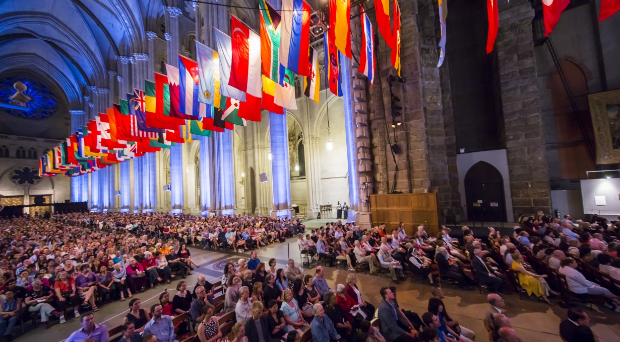 Banners of the Nations: Memorial Day at the Cathedral