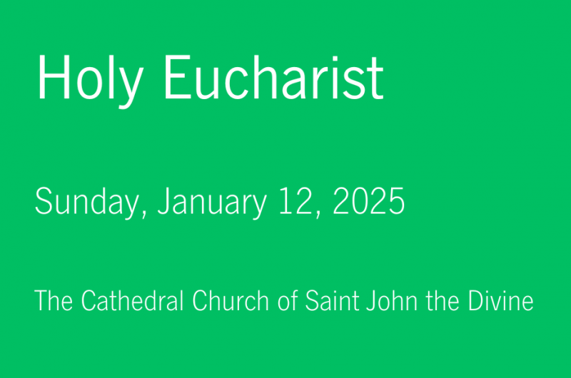 The First Sunday after the Epiphany