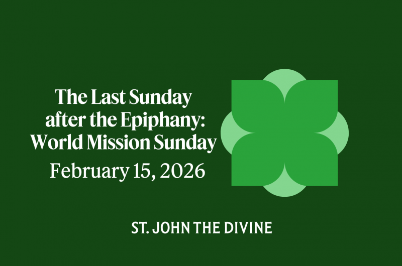 The Last Sunday after the Epiphany: World Mission Sunday
