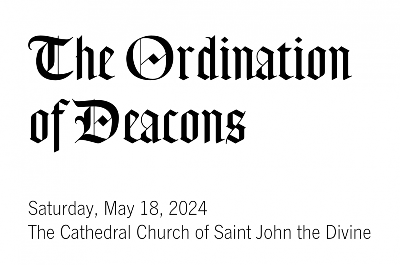 The Ordination of Deacons, Year B (Sermon Only)