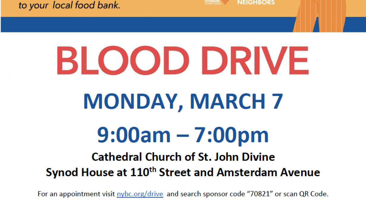 NYBC Blood Drive at the Cathedral